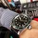 Perfect Replica Tudor Green Bezel Black Dial Leather Strap 42mm Watch (2)_th.jpg